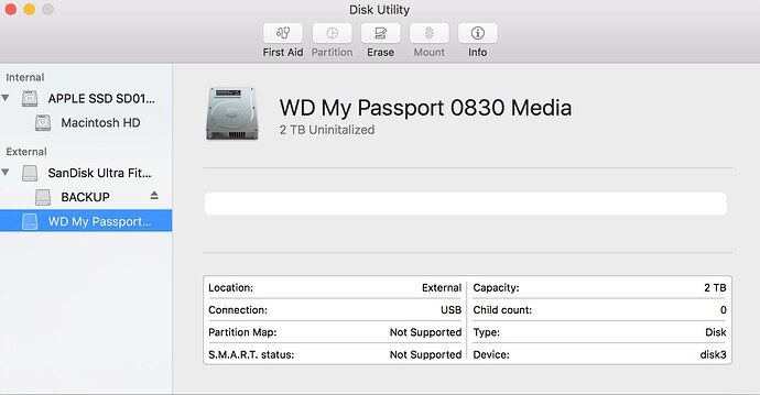 know if my wd passport is working for mac
